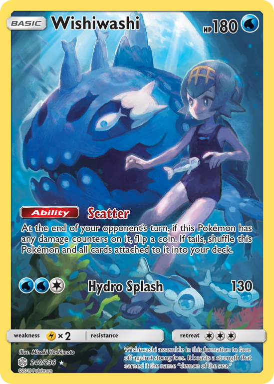 Wishiwashi 240/236 Sun & Moon Cosmic Eclipse