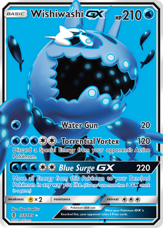Wishiwashi-GX 133/145 Sun & Moon Guardians Rising