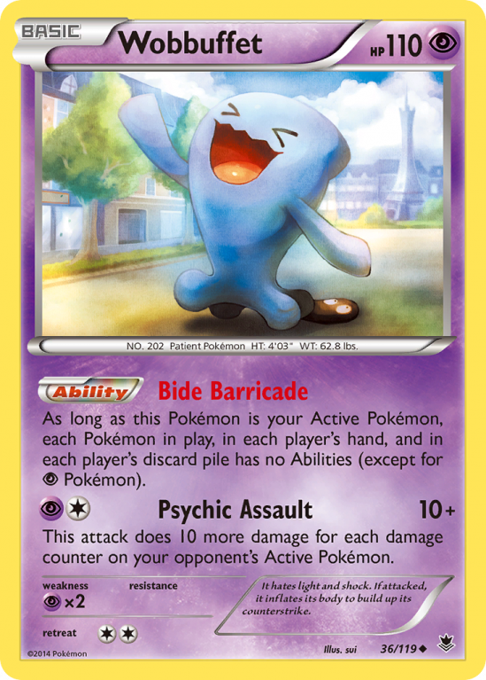 Wobbuffet 36/119 XY Phantom Forces