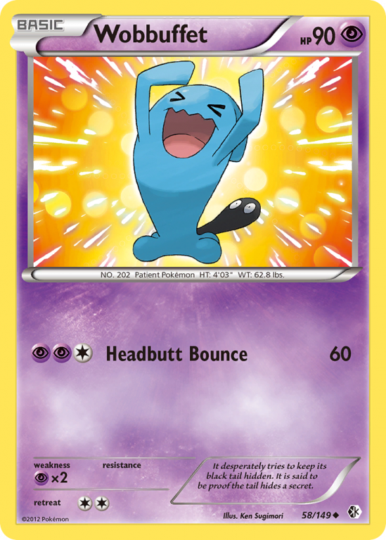 Wobbuffet 58/149 Black & White Boundaries Crossed