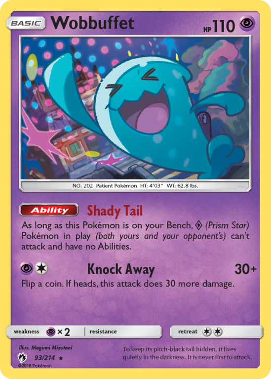 Wobbuffet 93/214 Sun & Moon Lost Thunder