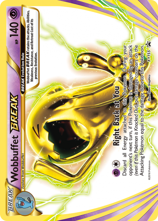 Wobbuffet BREAK XY155/183 XY XY Black Star Promos