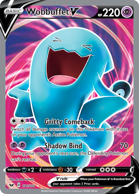 Wobbuffet V 191/202 Sword & Shield Sword & Shield
