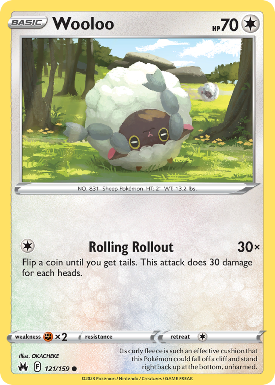 Wooloo 121/159 Sword & Shield Crown Zenith