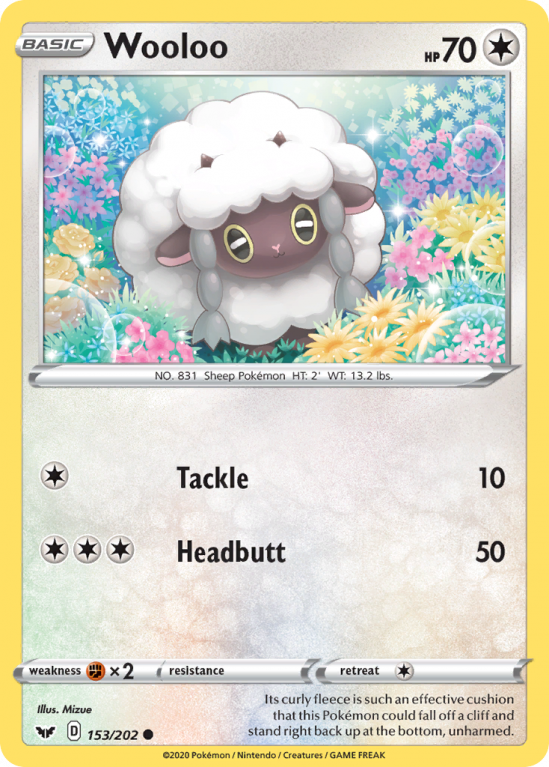 Wooloo 153/202 Sword & Shield Sword & Shield