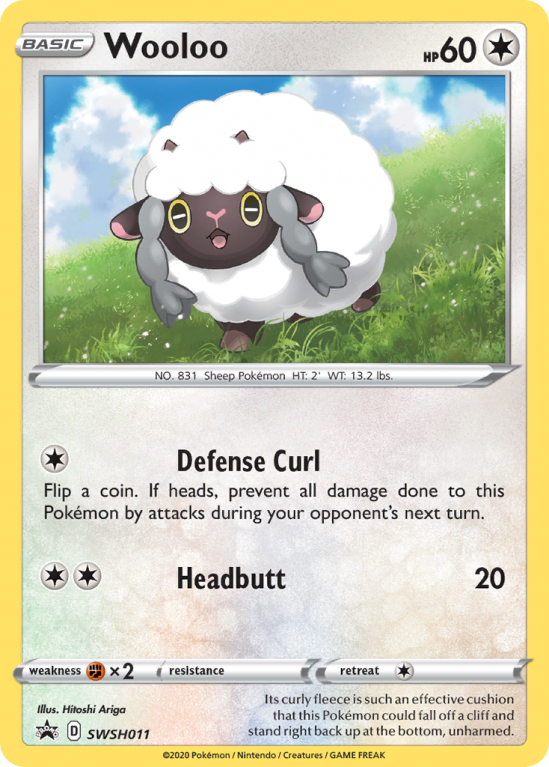 Wooloo SWSH011/103 Sword & Shield SWSH Black Star Promos
