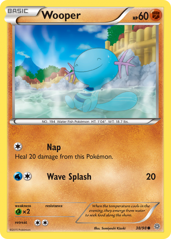 Wooper 38/98 XY Ancient Origins