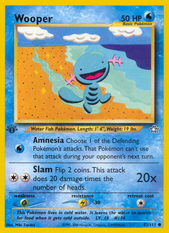 Wooper 82/111 Neo Neo Genesis