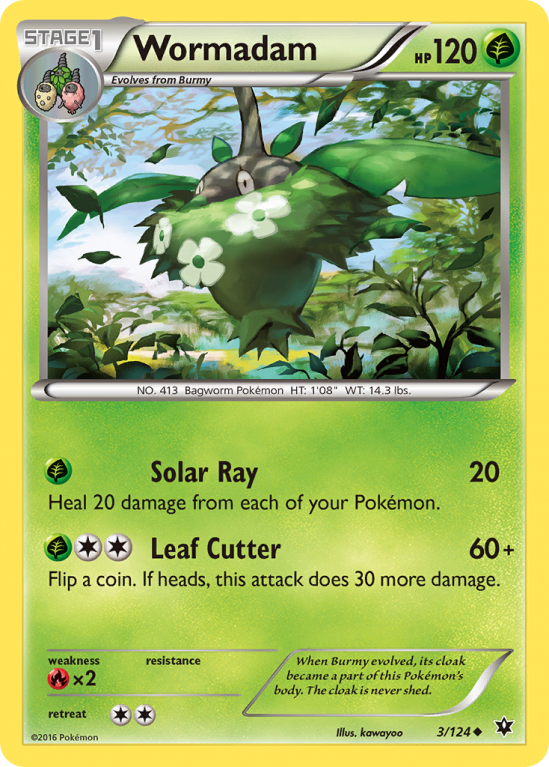 Wormadam 3/124 XY Fates Collide