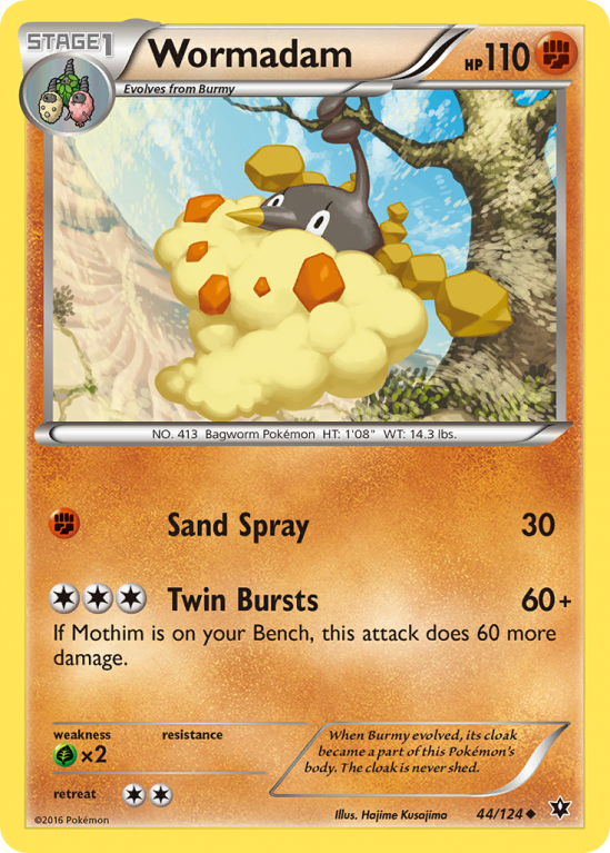 Wormadam 44/124 XY Fates Collide