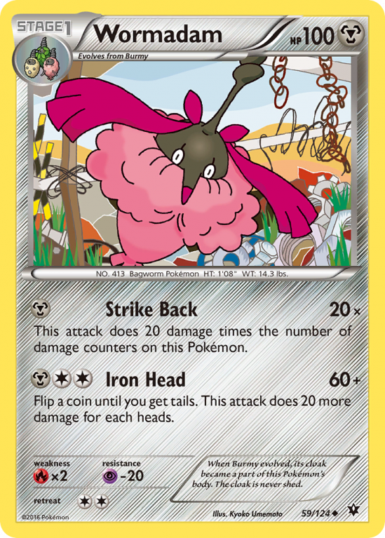 Wormadam 59/124 XY Fates Collide