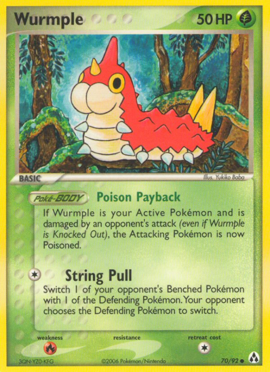 Wurmple 70/92 EX Legend Maker
