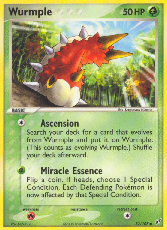 Wurmple 82/107 EX Deoxys