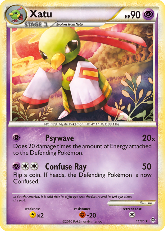 Xatu 11/95 HeartGold & SoulSilver HS—Unleashed