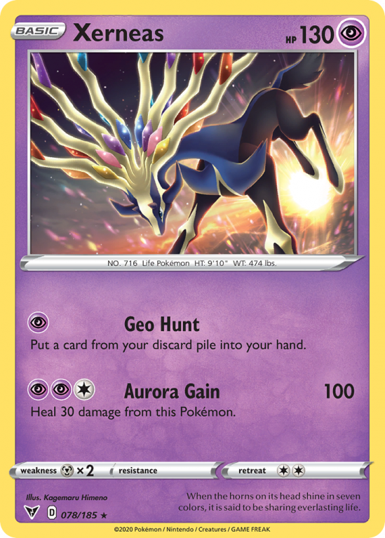 Xerneas 78/185 Sword & Shield Vivid Voltage