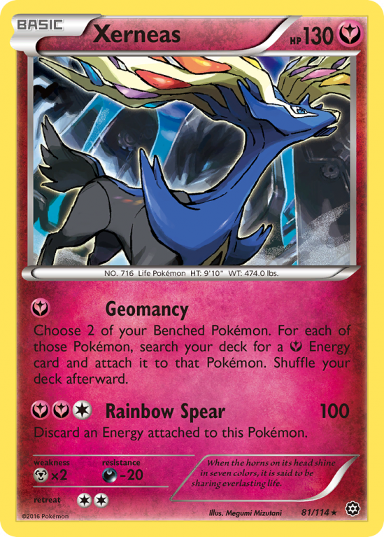 Xerneas 81/114 XY Steam Siege