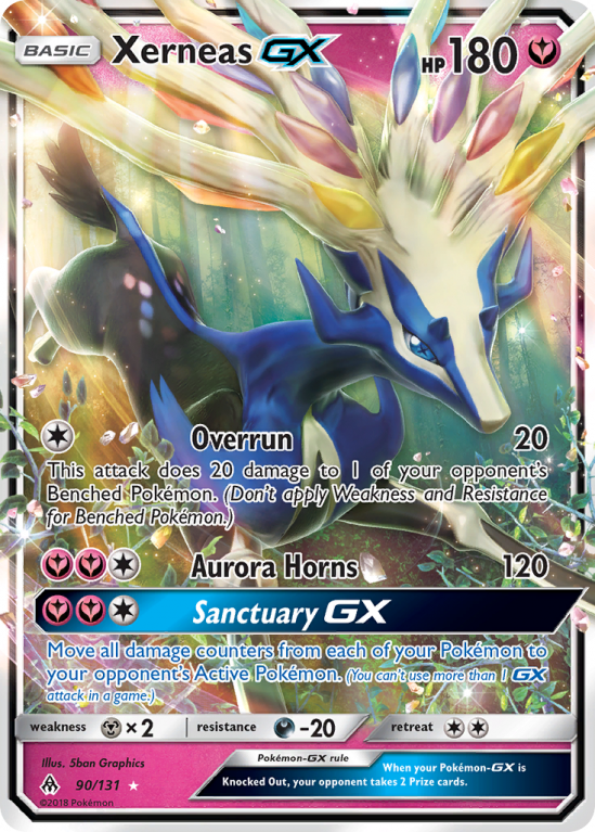 Xerneas-GX 90/131 Sun & Moon Forbidden Light