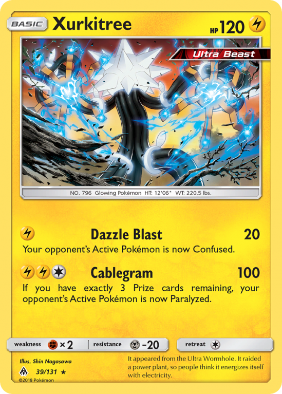 Xurkitree 39/131 Sun & Moon Forbidden Light