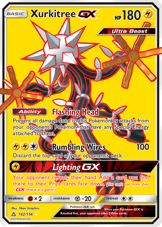 Xurkitree-GX 142/156 Sun & Moon Ultra Prism
