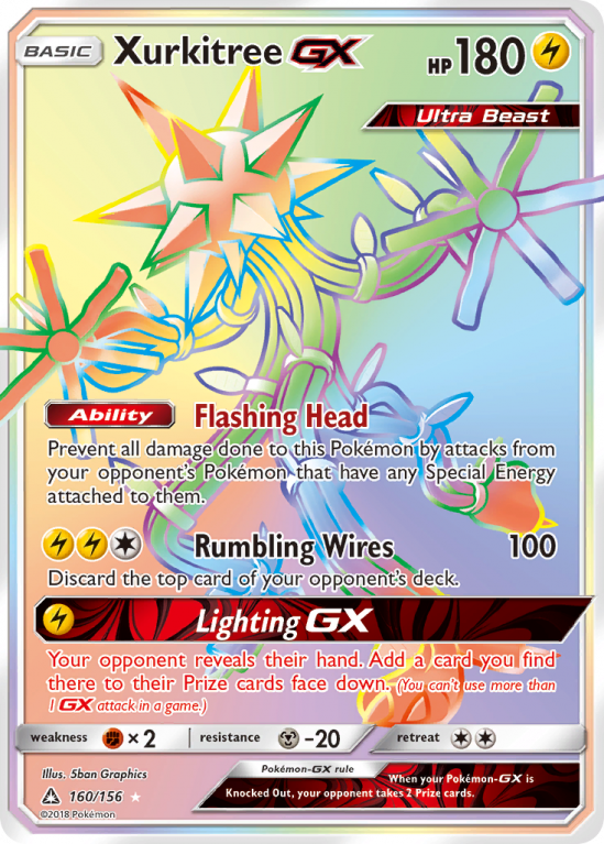 Xurkitree-GX 160/156 Sun & Moon Ultra Prism