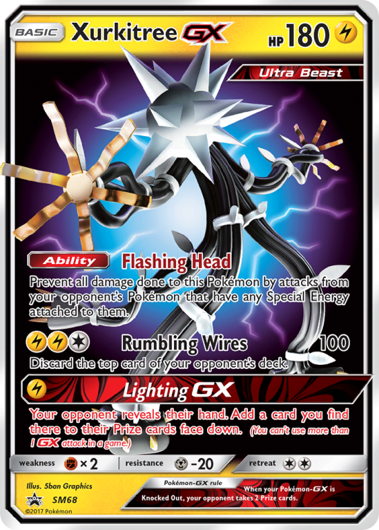 Xurkitree-GX SM68/156 Sun & Moon SM Black Star Promos