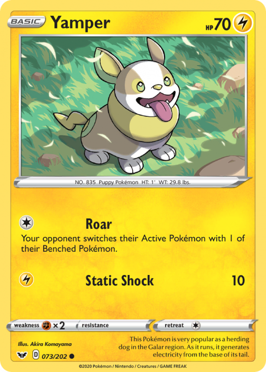 Yamper 73/202 Sword & Shield Sword & Shield