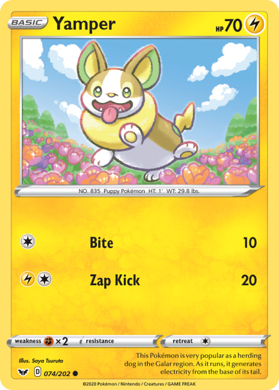 Yamper 74/202 Sword & Shield Sword & Shield