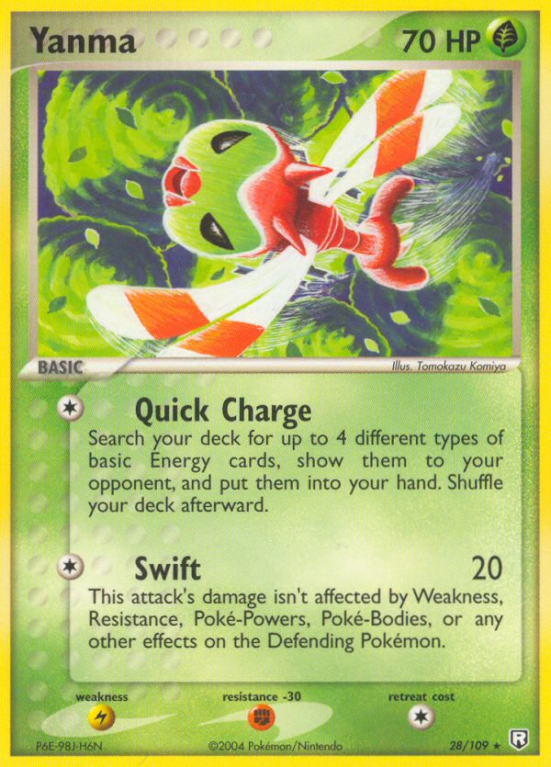 Yanma 28/109 EX Team Rocket Returns