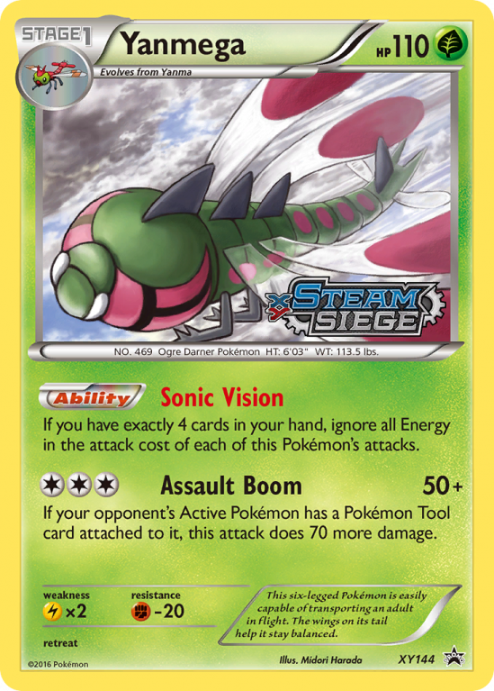 Yanmega XY144/183 XY XY Black Star Promos
