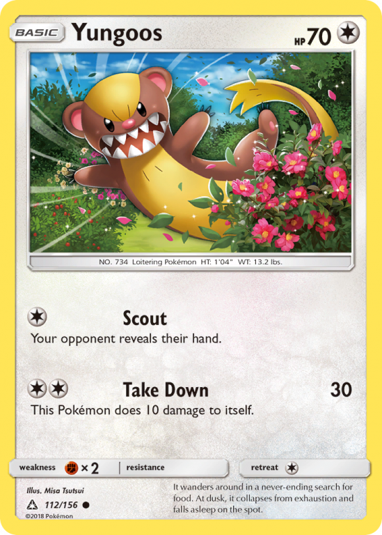 Yungoos 112/156 Sun & Moon Ultra Prism