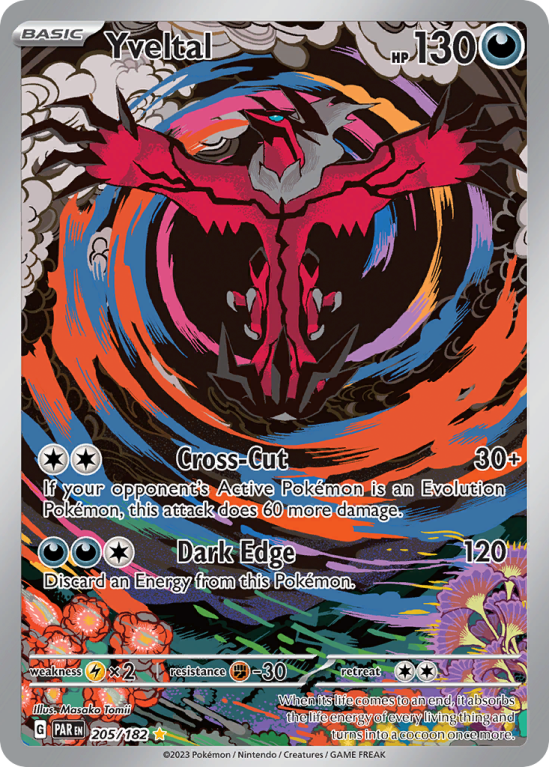 Yveltal 205/182 Scarlet & Violet Paradox Rift