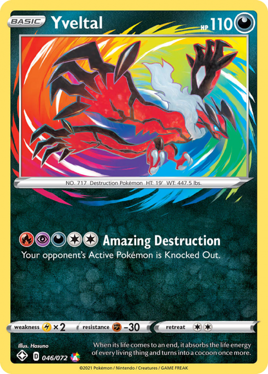 Yveltal 46/72 Sword & Shield Shining Fates
