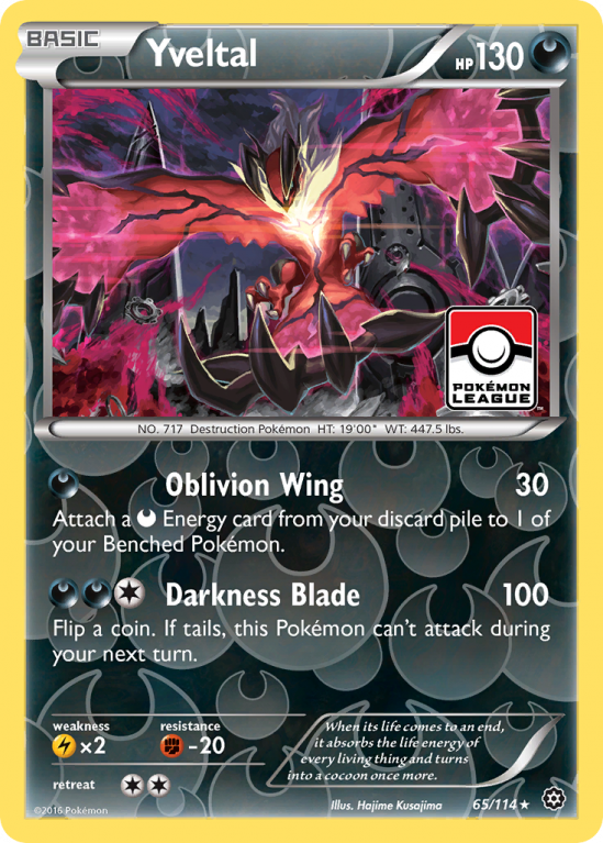 Yveltal 65/114 XY Steam Siege