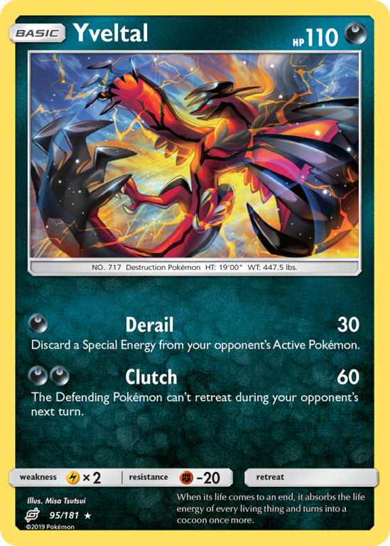Yveltal 95/181 Sun & Moon Team Up