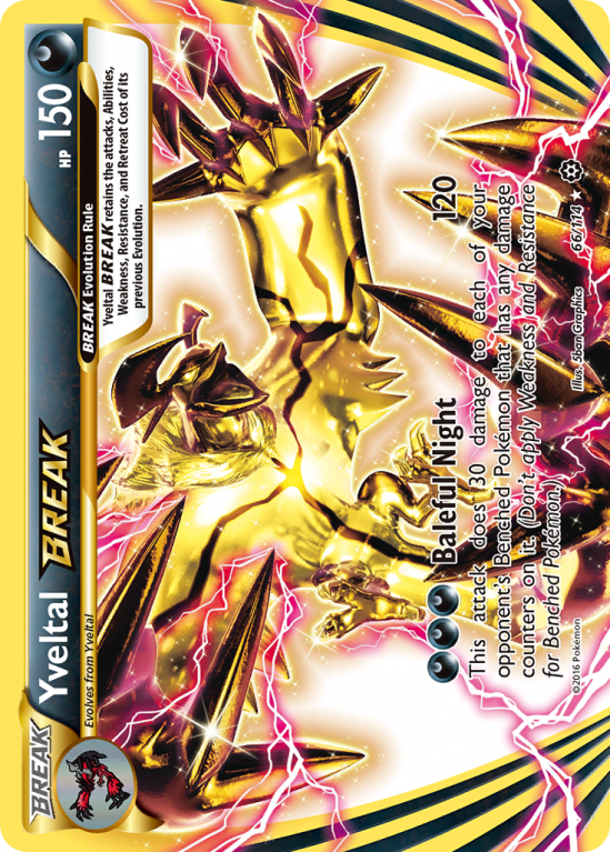 Yveltal BREAK 66/114 XY Steam Siege