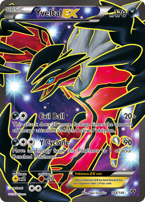 Yveltal-EX 144/146 XY XY