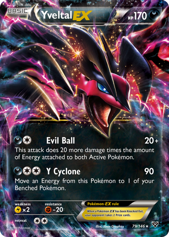 Yveltal-EX 79/146 XY XY