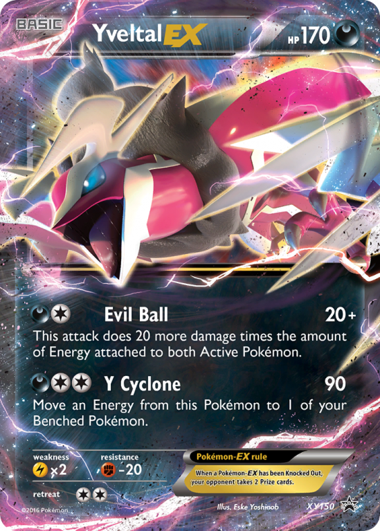 Yveltal-EX XY150/183 XY XY Black Star Promos