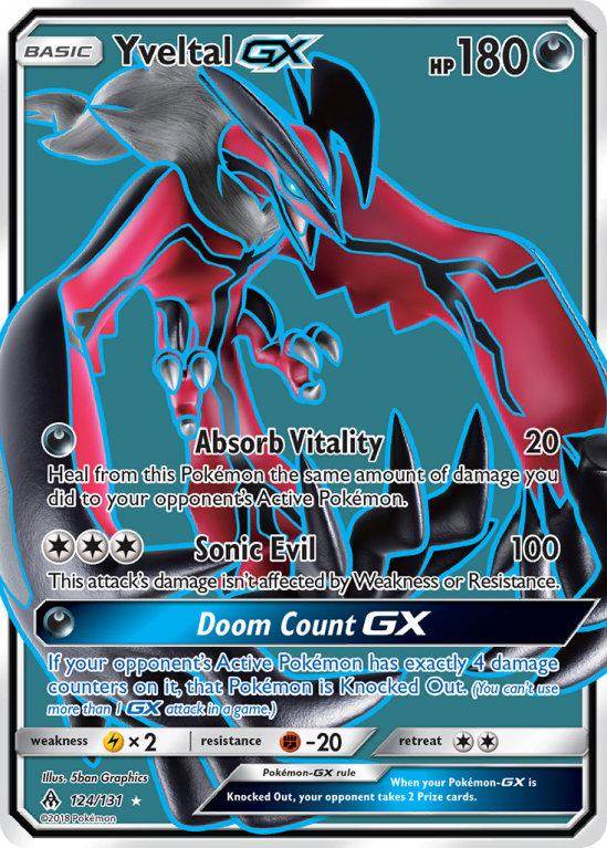 Yveltal-GX 124/131 Sun & Moon Forbidden Light