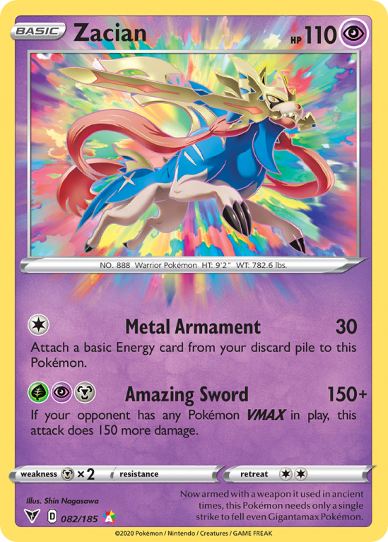 Zacian 82/185 Sword & Shield Vivid Voltage