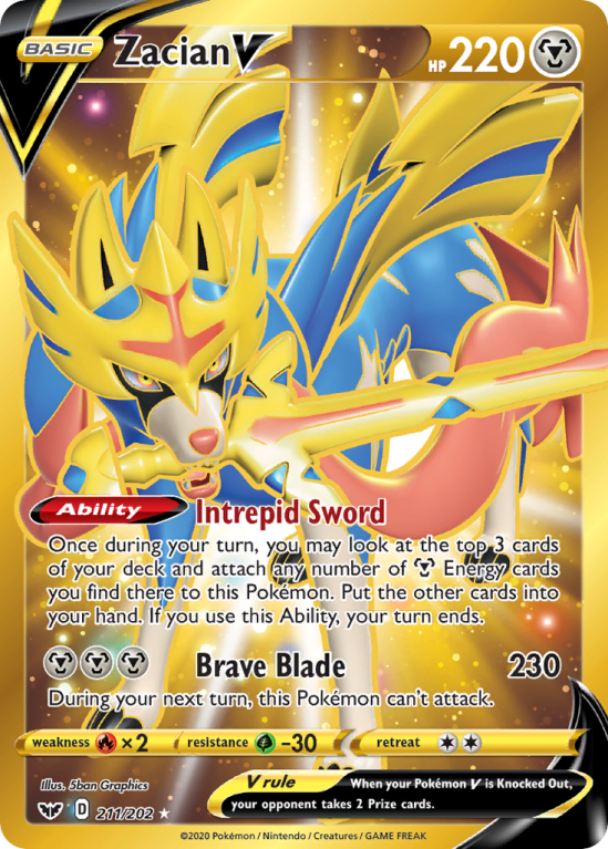 Zacian V 211/202 Sword & Shield Sword & Shield