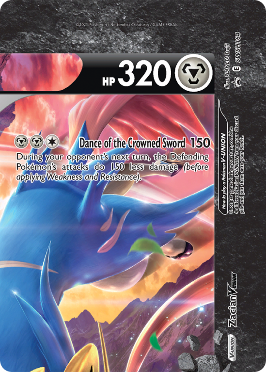 Zacian V-UNION SWSH164/103 Sword & Shield SWSH Black Star Promos