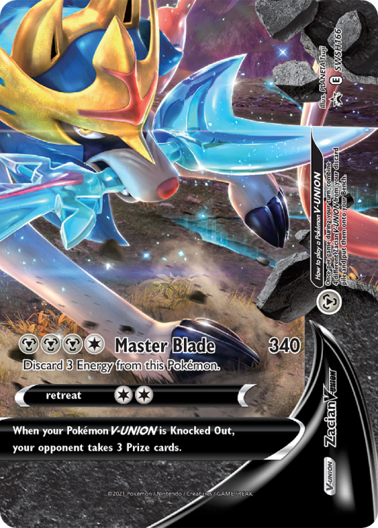 Zacian V-UNION SWSH166/103 Sword & Shield SWSH Black Star Promos