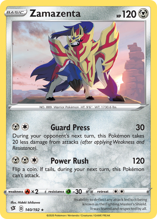 Zamazenta 140/192 Sword & Shield Rebel Clash