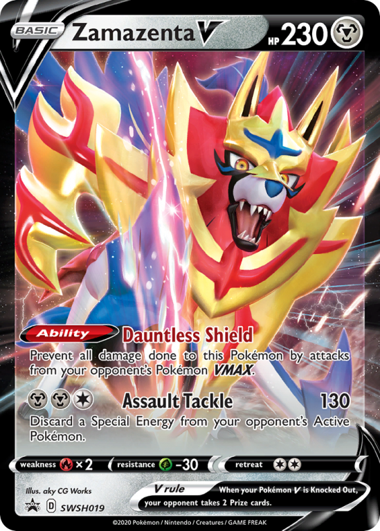 Zamazenta V SWSH019/103 Sword & Shield SWSH Black Star Promos