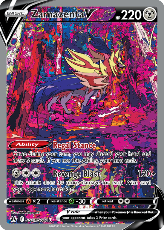Zamazenta V GG54/70 Sword & Shield Crown Zenith Galarian Gallery