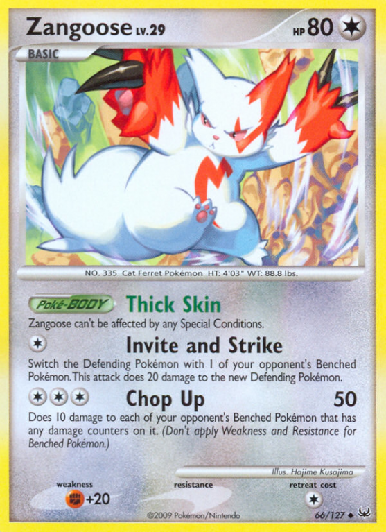Zangoose 66/127 Platinum Platinum