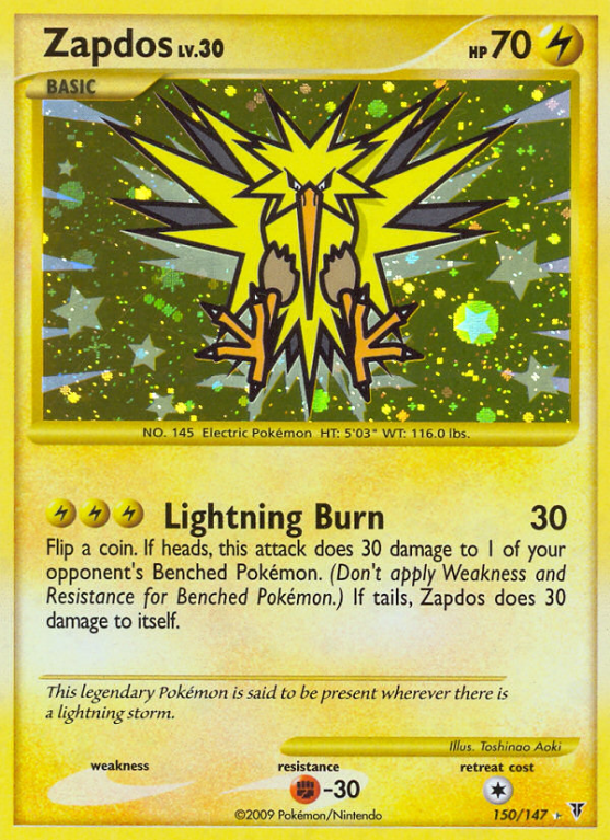 Zapdos 150/147 Platinum Supreme Victors