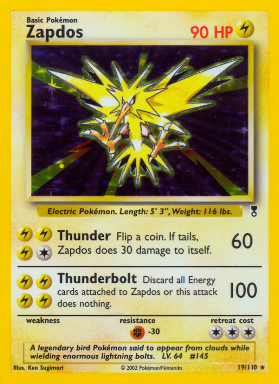 Zapdos 19/110 Other Legendary Collection