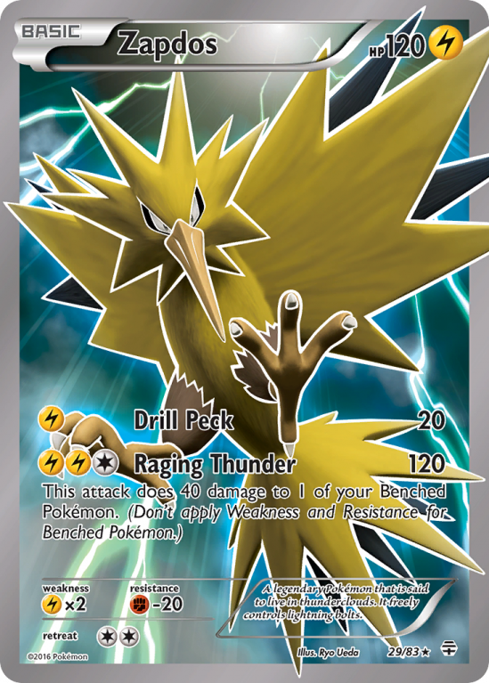 Zapdos 29/115 XY Generations